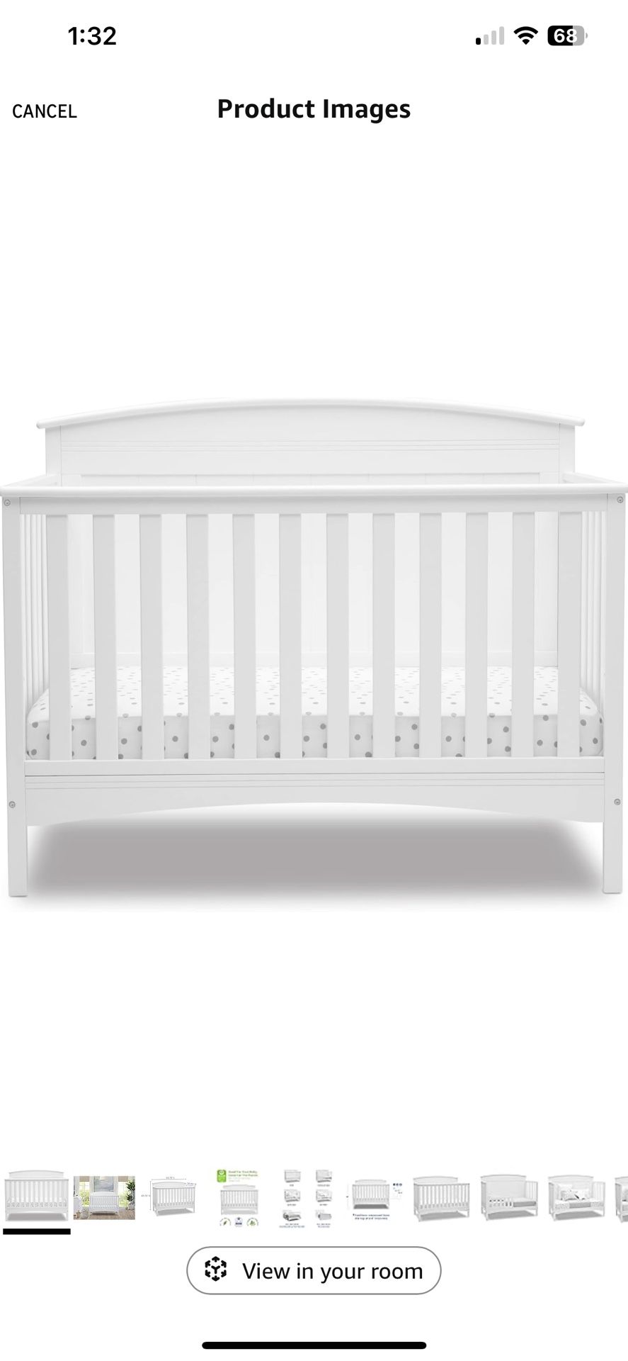 Crib Delta Children Archer 4 in 1