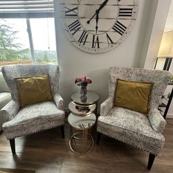 Two Peir1 Chairs And Nesting Tables 