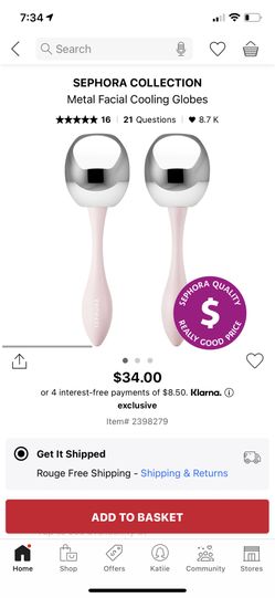 Sephora Collection Metal Facial Cooling Globes