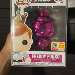 Freddy funko vinyl figure limited 1000 pcs pink chrome