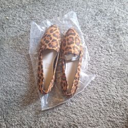Cheetah Print Flats New 