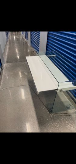 Glass Desk