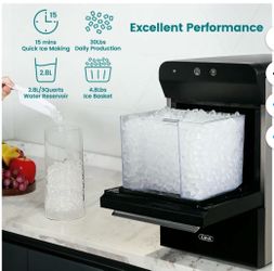 GEVI HOUSEHOLD 30 lbs/Day Capacity Nugget Ice Maker