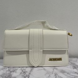 Women's White Leather Bag – Elegant & Chic