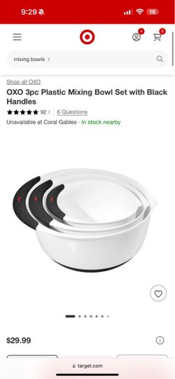 OXO Mixing Bowls set of 3