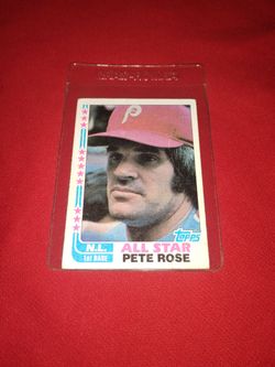 Vintage Old 1982 Pete Rose Baseball Card - Topps #337