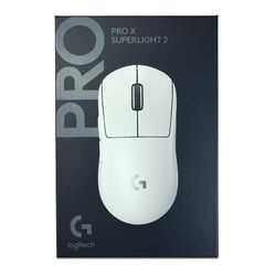 Logitech - G PRO X SUPERLIGHT 2 LIGHTSPEED Lightweight Wirelees Optical Hero 2 Sensor 44 000 DPI Gaming Mouse with 8k  Polling - Wirelees - Off  White