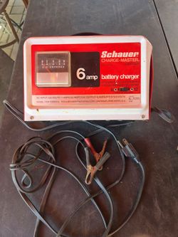 VTG Schauer Charge-Master 6-Amp Battery Charger Tested 6/12 Volt Electrolysis