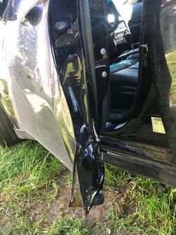 Car Door B-Pillar Panel Black