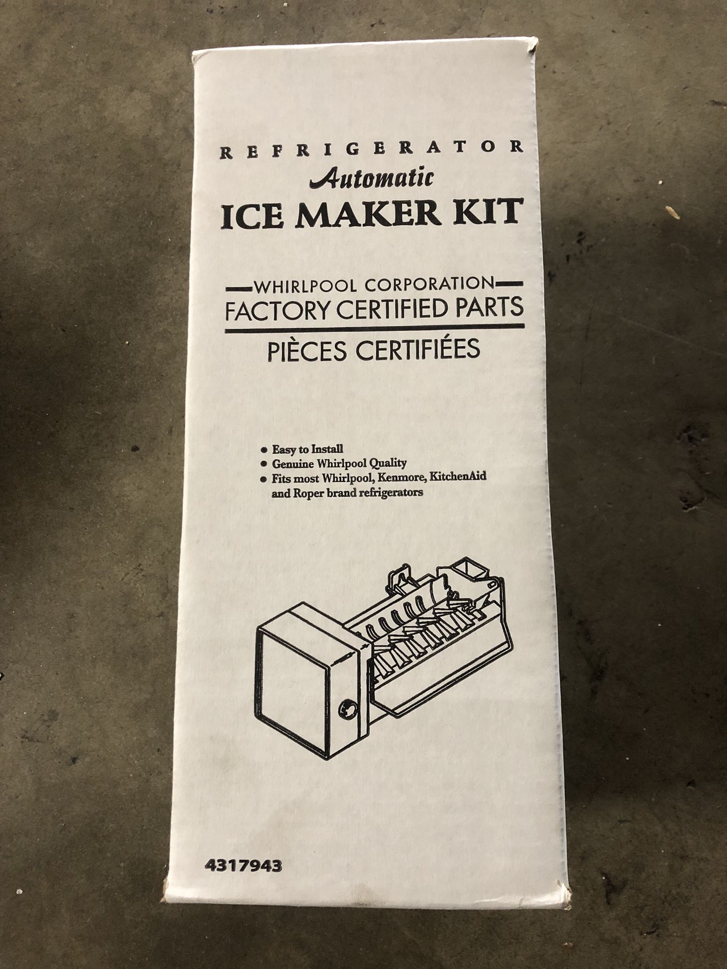 Whirlpool Ice Maker Kit