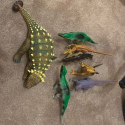 Toy dinosaurs
