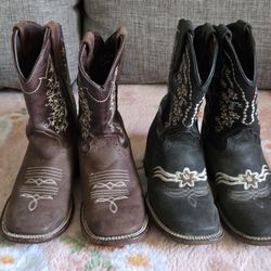 Girls Cowgirl Boots Size 1
