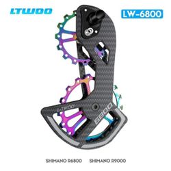 @CHV.  LTWOO Carbon Derailleur Cage Ceramic Pulley for Shimano R9000/9070/6800,