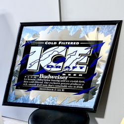 Vintage Budweiser Mirror