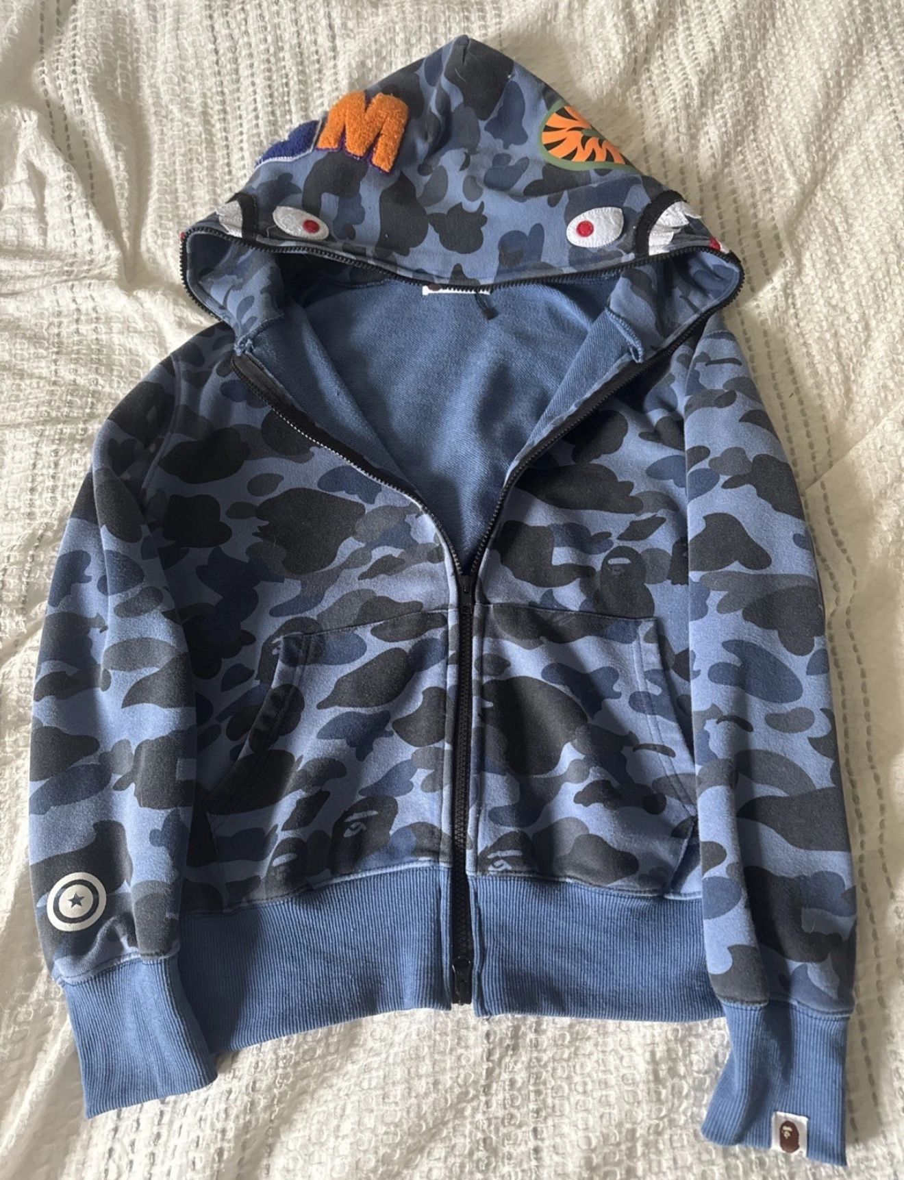 Bapeista Bape Ape Gray Large Hoodie