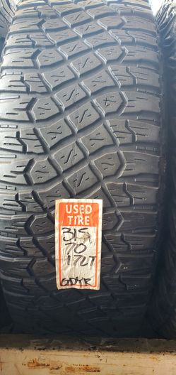(2) LT315/70/17  Goodyear Tire Pair