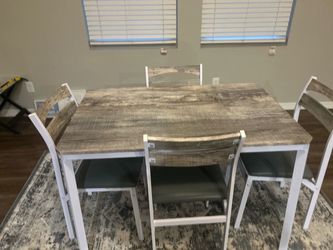 Table and chairs