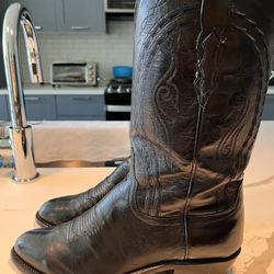 Vintage Lucchese Cowboy Boots 10 D