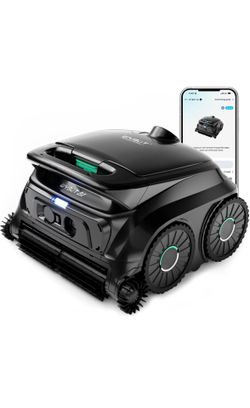 WYBOT B1 Robotic Pool Cleaner Cordless Wall Waterline Cleaning 2 Hour Runtime