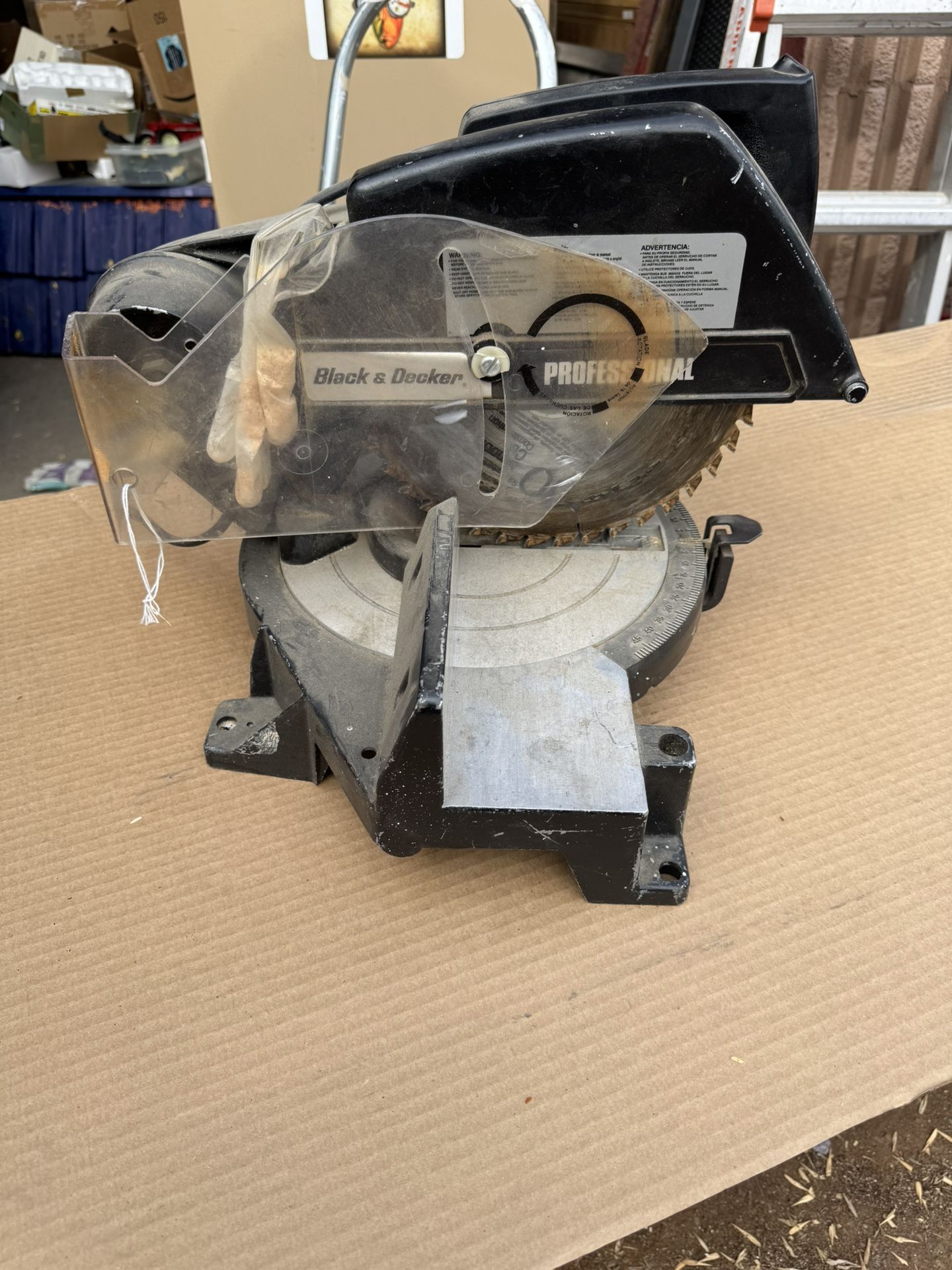 black and decker power miter saw