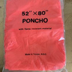 Waterproof Poncho Brand New 