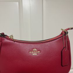 Red Terri Coach Bag