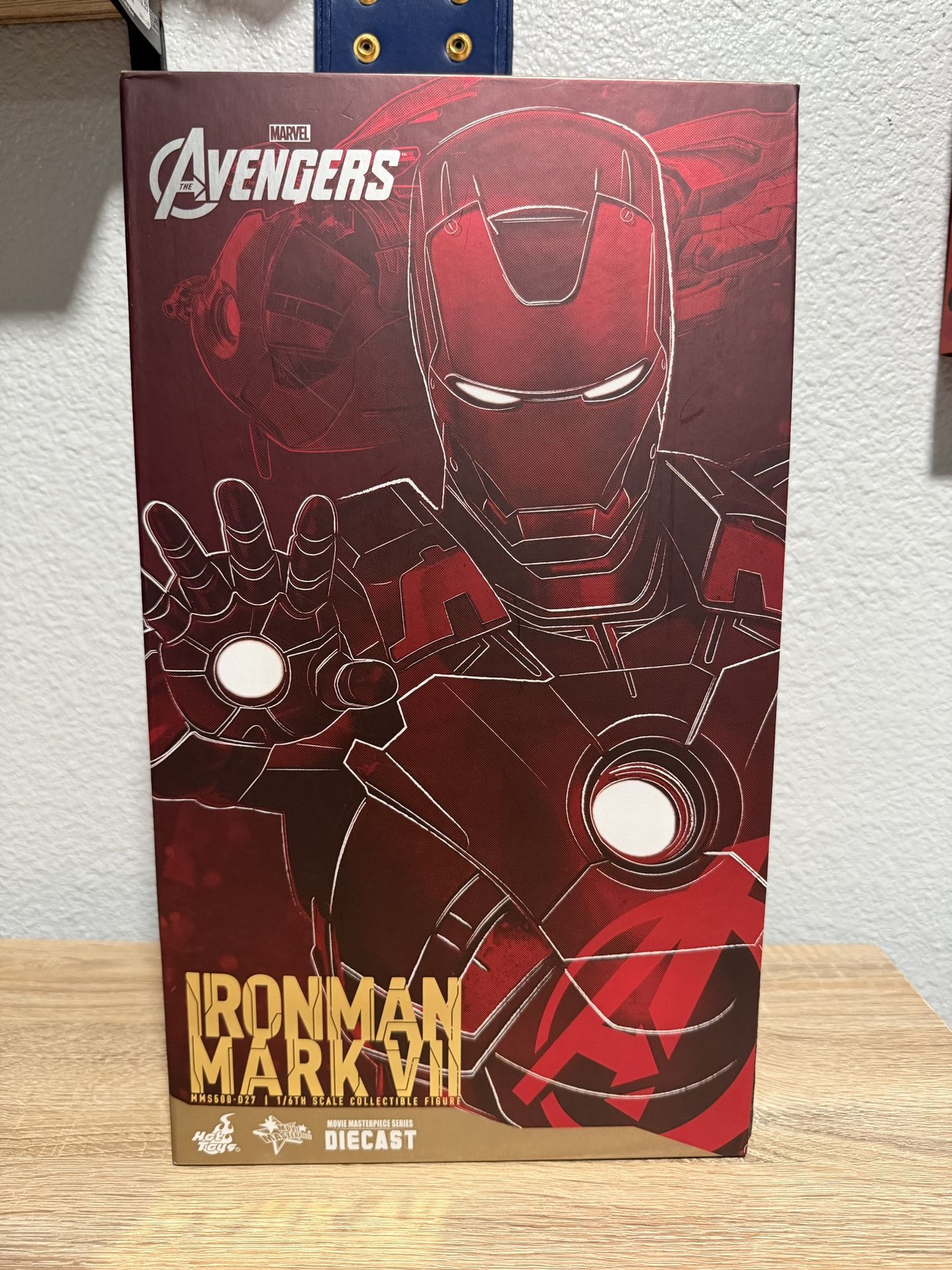 Hot Toys Iron Man Mark 7 VII MMS500 D27 Diecast Figure Sideshow Exclusive