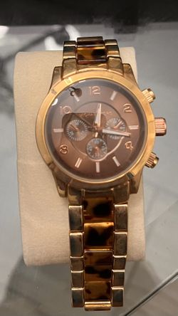 Mk Michael Kors Tortoise Womens Watch 