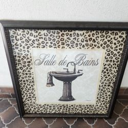 12х12 Painting Balle De Bains Which Means Bathroom