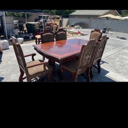 Traditional Wooden Table 