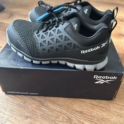 Black Reebok Work Shoes