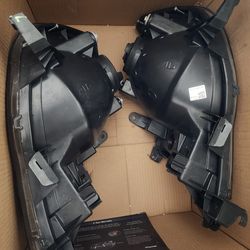 DWVO Headlights Assembly Compatible with Tacoma 2005 -2011 Black Housing Clear Lens Headlamp