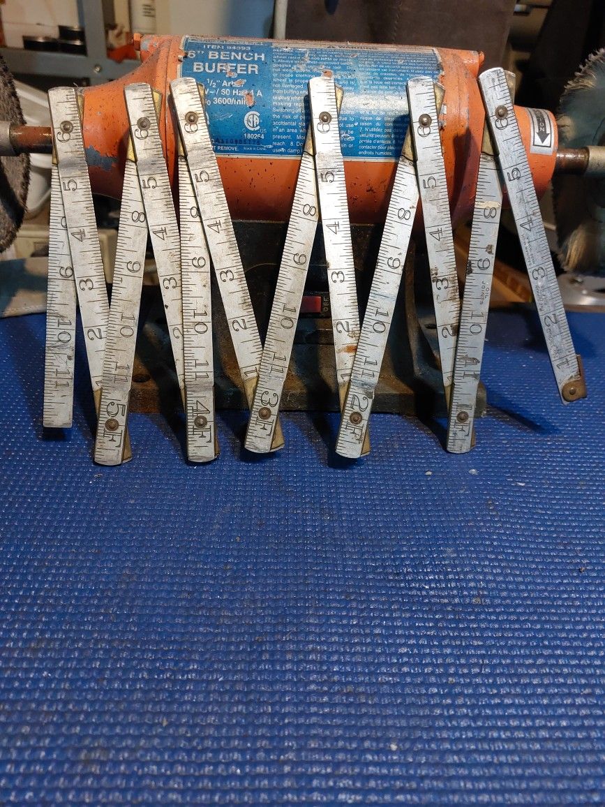 Folding Metal Measuring Stick
