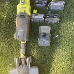 Vacuum Charger And Batteries 18v