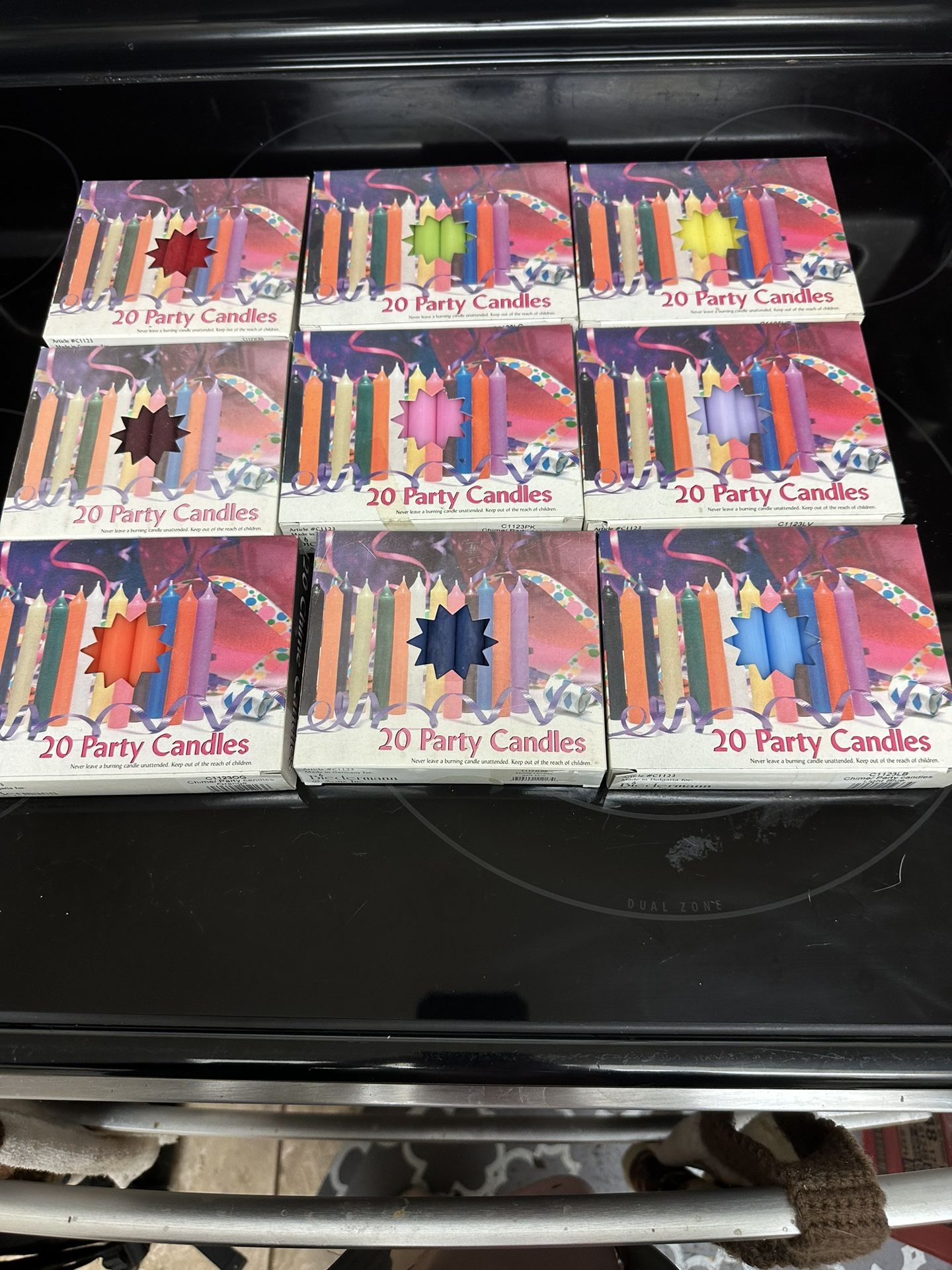 Party Candles Bundle With Holders