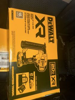 Dewalt Nail Gun 20v 18 Gauge NEW