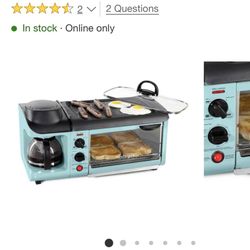 Blue Toaster Oven 