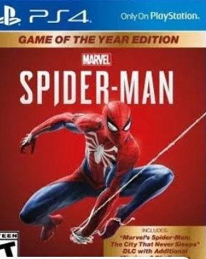 Spider Man Game Of The Year (including DLC)