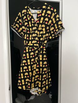 Eva Rose Taco Print Dress