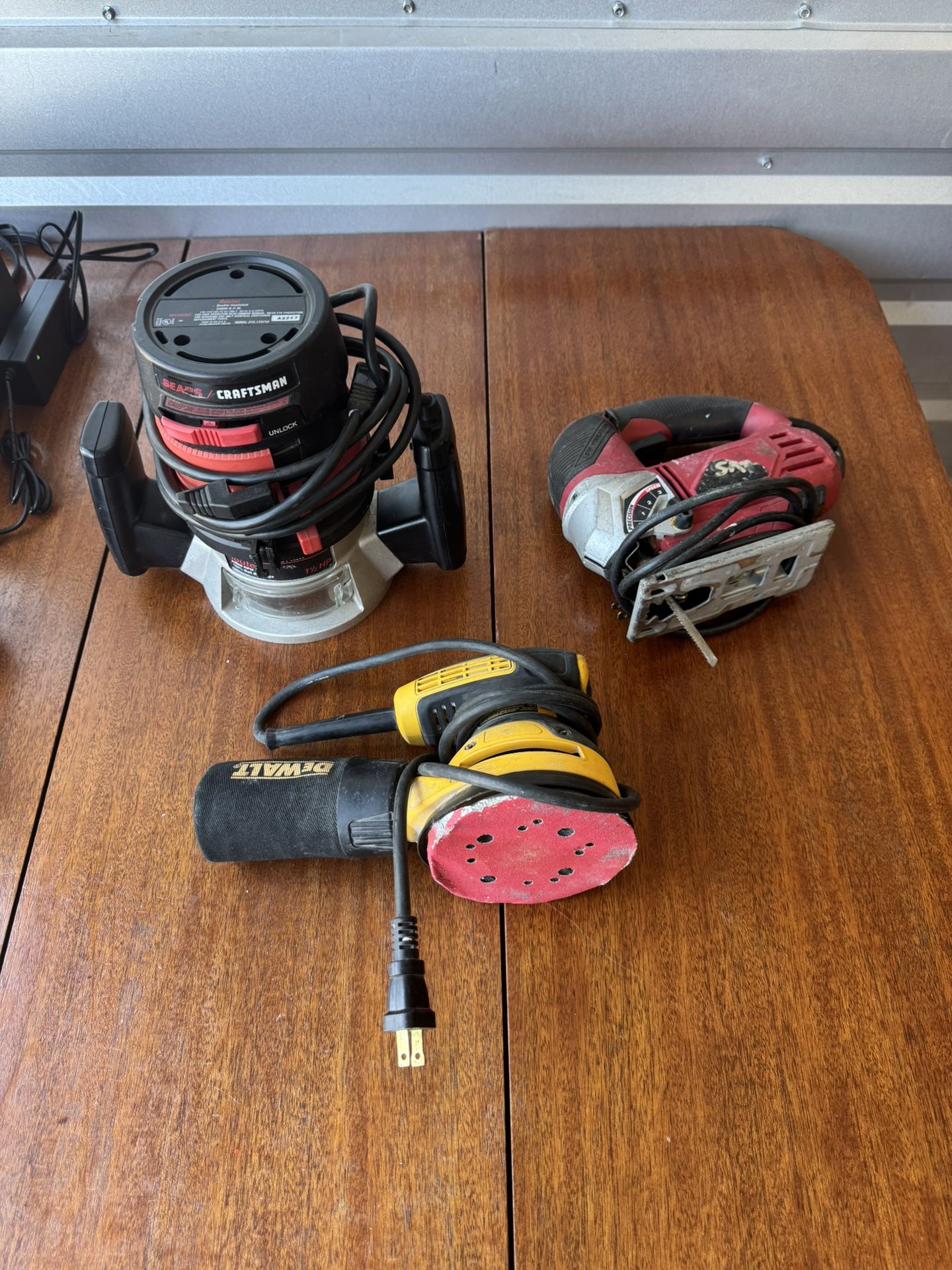 Power tool kit. 3 item. Dewalt, craftsman.