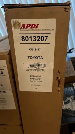 Radiator, Lexus, Toyota