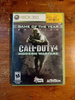 Call of Duty 4 Modern Warfare GOTY Xbox 360
