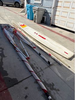 Windsurfing Board with Mast and Sail Set BIC 250