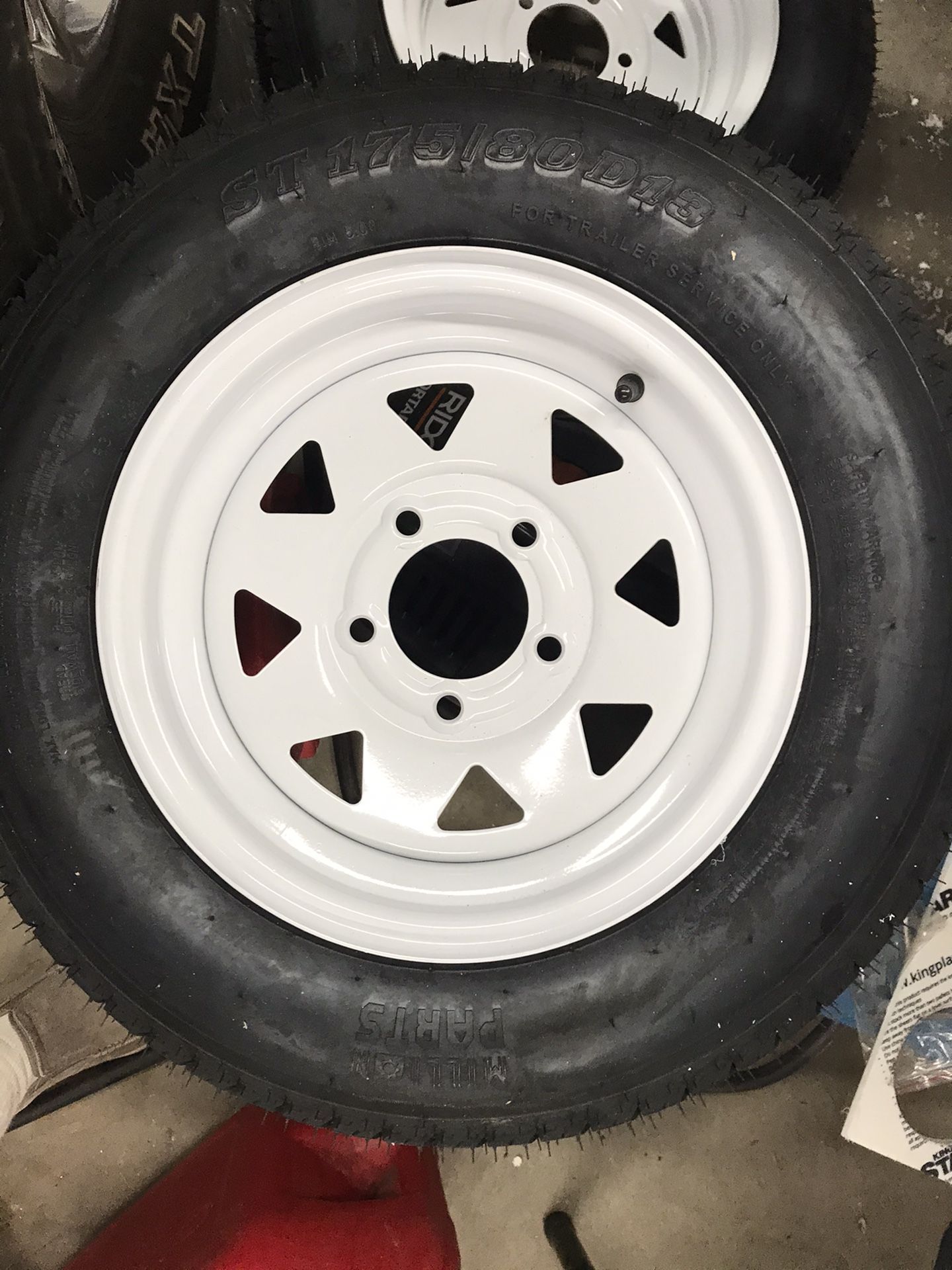 Trailer tires with rims brand new have 2 50.00 ea