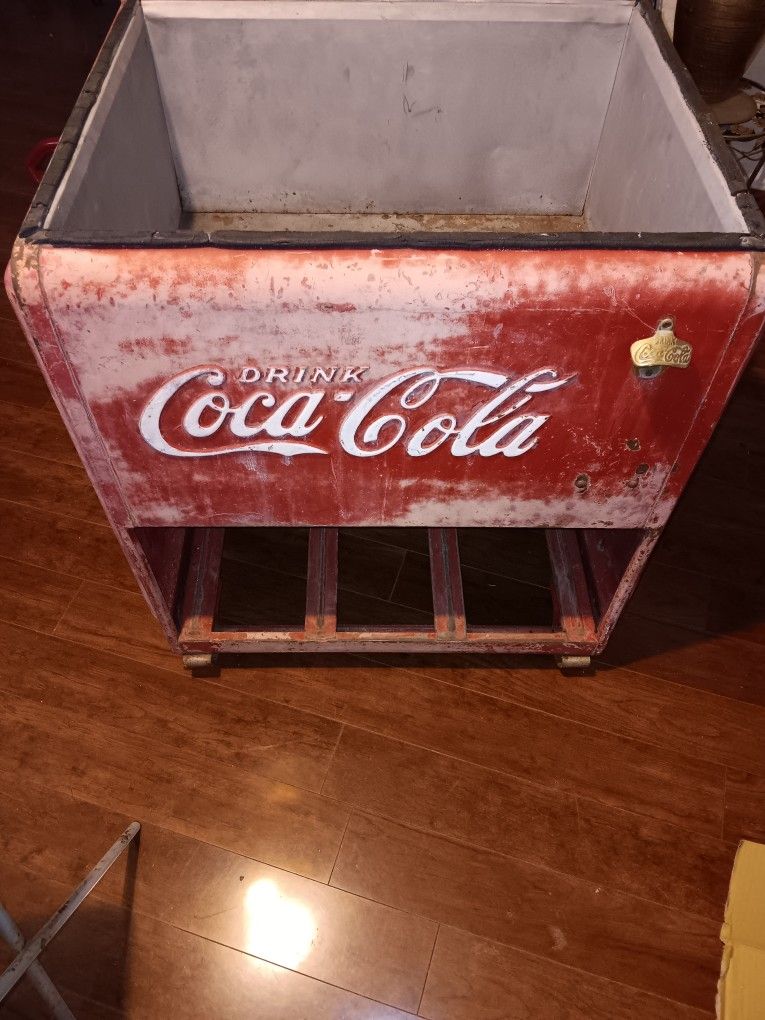 Antique Coca Cola Cooler