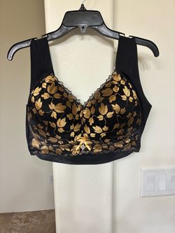 Sonobra size 3X black/gold Bra