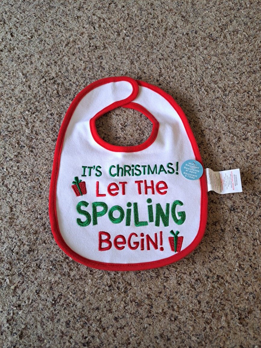Christmas Baby Bib