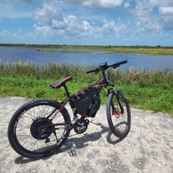 Custom Electric Bike 47mph 60 Miles Plus Range 