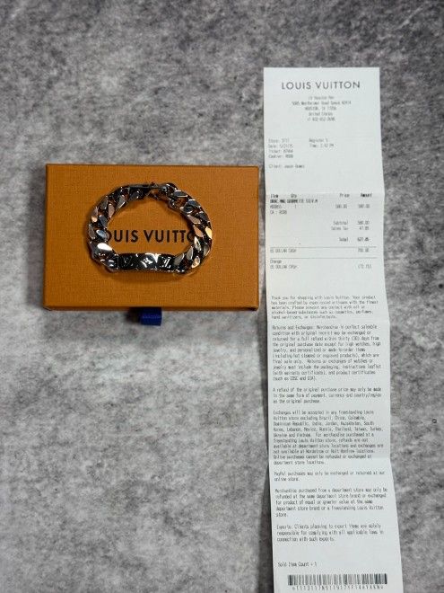 LV Stainless Steel Bracelet