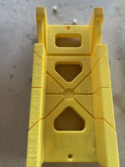 Plastic mitre box